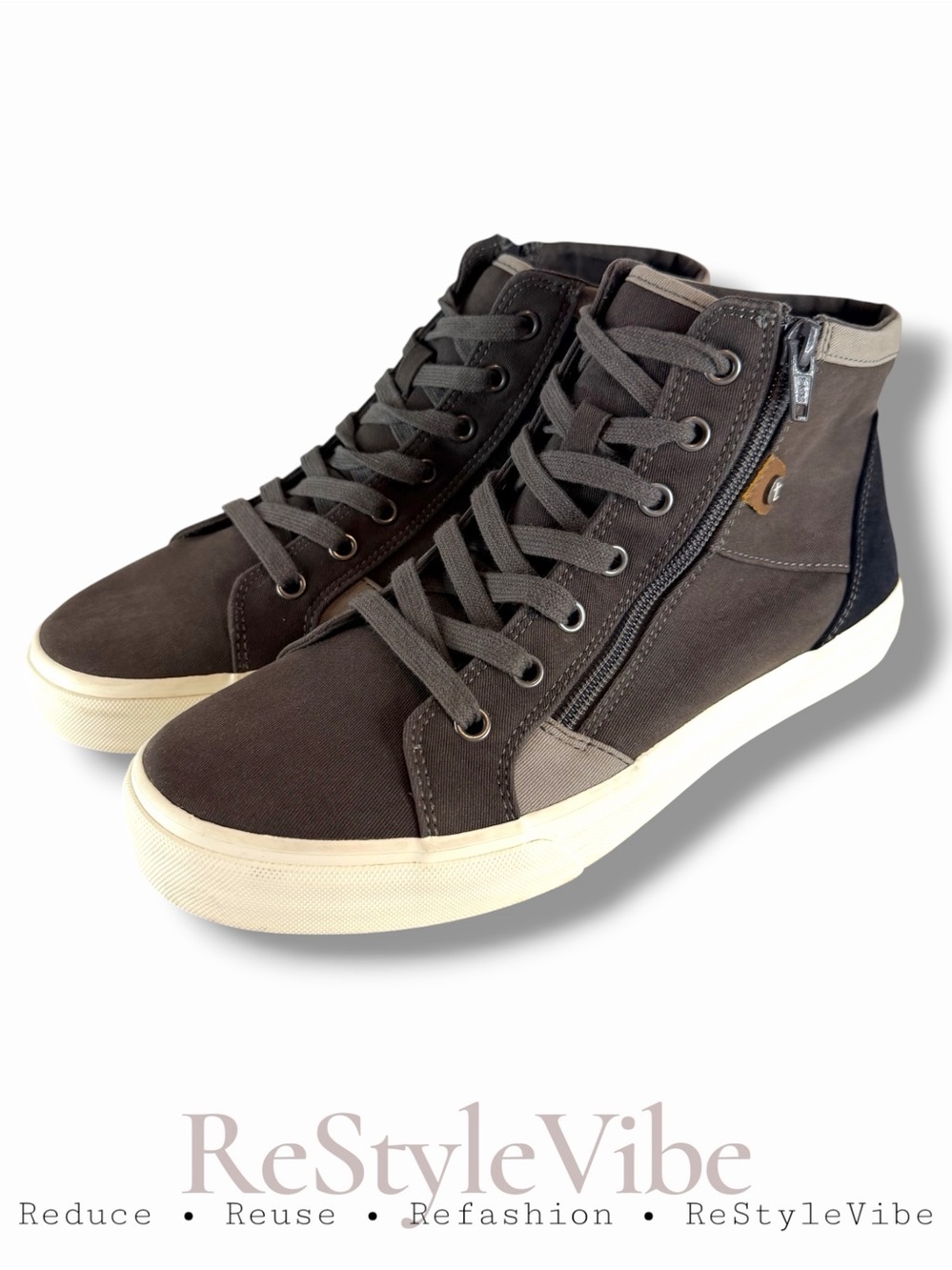 TAOS Men’s Size 9.5 Shoes Sneakers Top Soul Style Canvas Mid